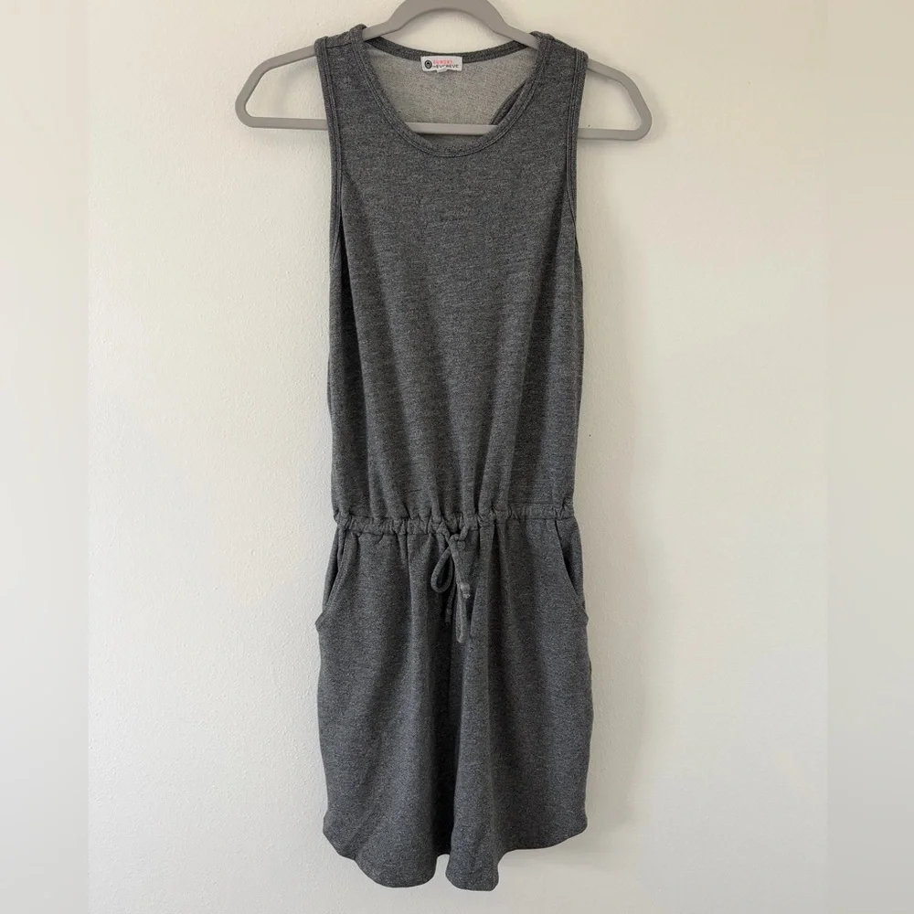 SUNDRY by Evereve Heathered Gray Weekender Tank Top Dress size 1 (small) - Picture 5 of 13